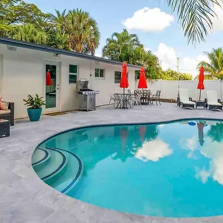 Private Oasis With Pool Near Beaches, Dining & Las Olas Fort Lauderdale Exterior photo